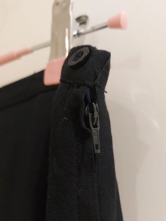 Navy Midi Skirt - Picture 2 of 3